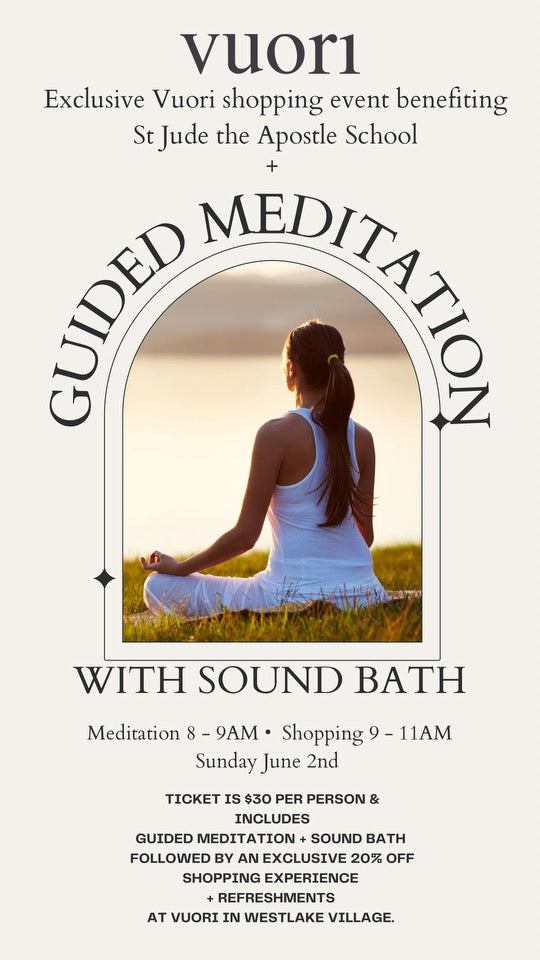 Guided Meditation and Vuori Shopping Event