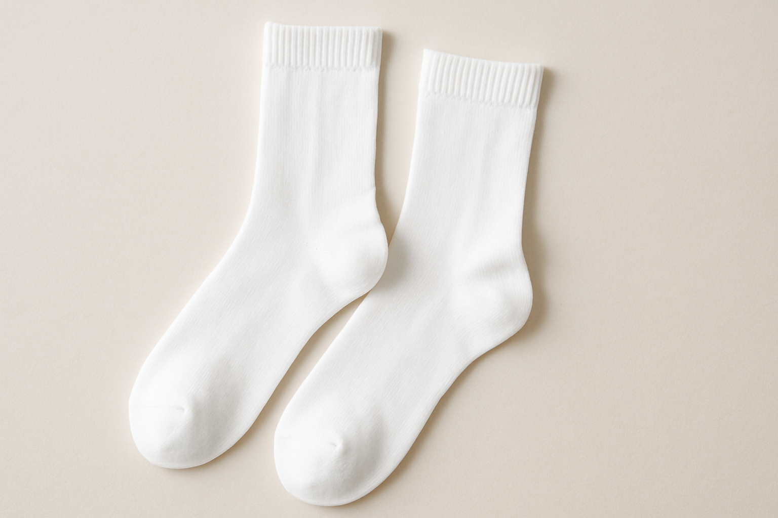 white socks